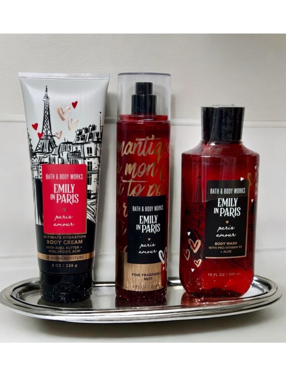 Bath & Body Works Emily In Paris Paris Amour Body Care Gift Set NWT